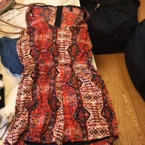 Patterned romper
